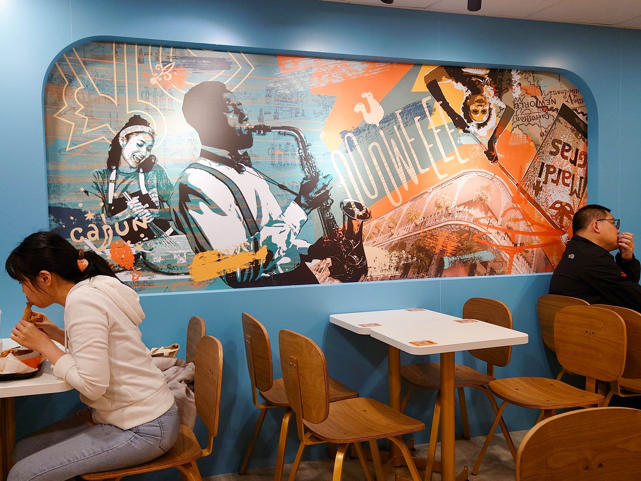 [食記][台北市] Popeyes Chicken 台大公館店 — 肯瓊風味炸雞名店進駐台大公館商圈