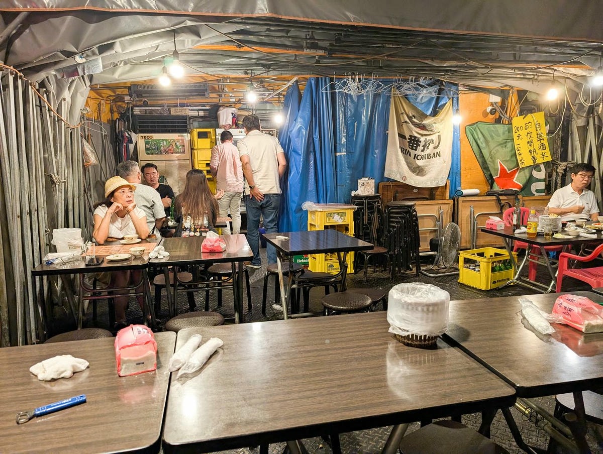 [食記][台北市] 八仙炭烤熱炒 — 大安森林公園對面露天熱炒餐廳