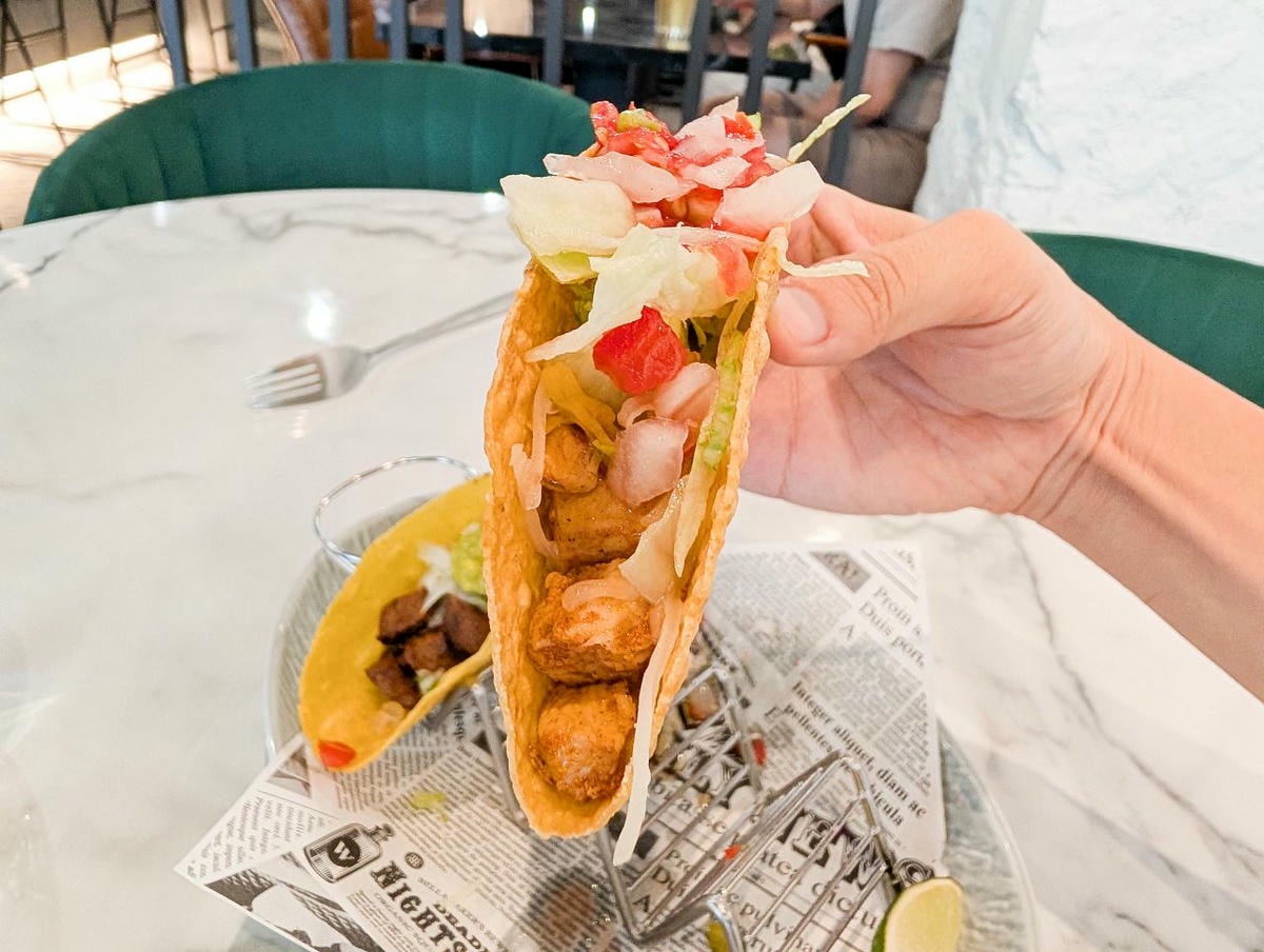 [食記][台北市] AJ Taco — 中崙市場附近巷弄內環境高質感又舒適的墨西哥料理餐廳