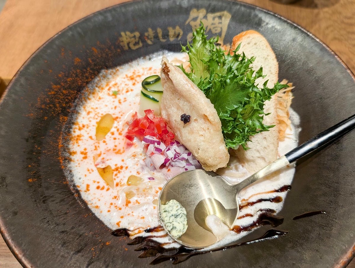 [食記][台北市] 抱きしめ鯛 – 鯛担麵專門店 — 結合法式料理烹飪技法和細膩擺盤的日法合璧創意拉麵