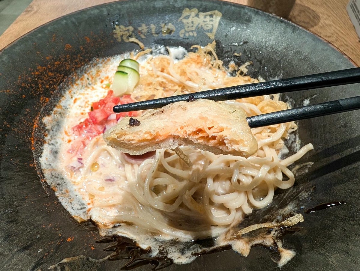 [食記][台北市] 抱きしめ鯛 – 鯛担麵專門店 — 結合法式料理烹飪技法和細膩擺盤的日法合璧創意拉麵