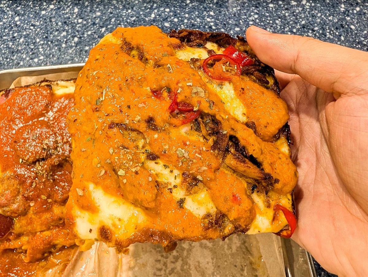 [食記][台北市] Pizza Bear 延吉店 — 中崙市場附近巷弄內底特律風格方形披薩專賣店