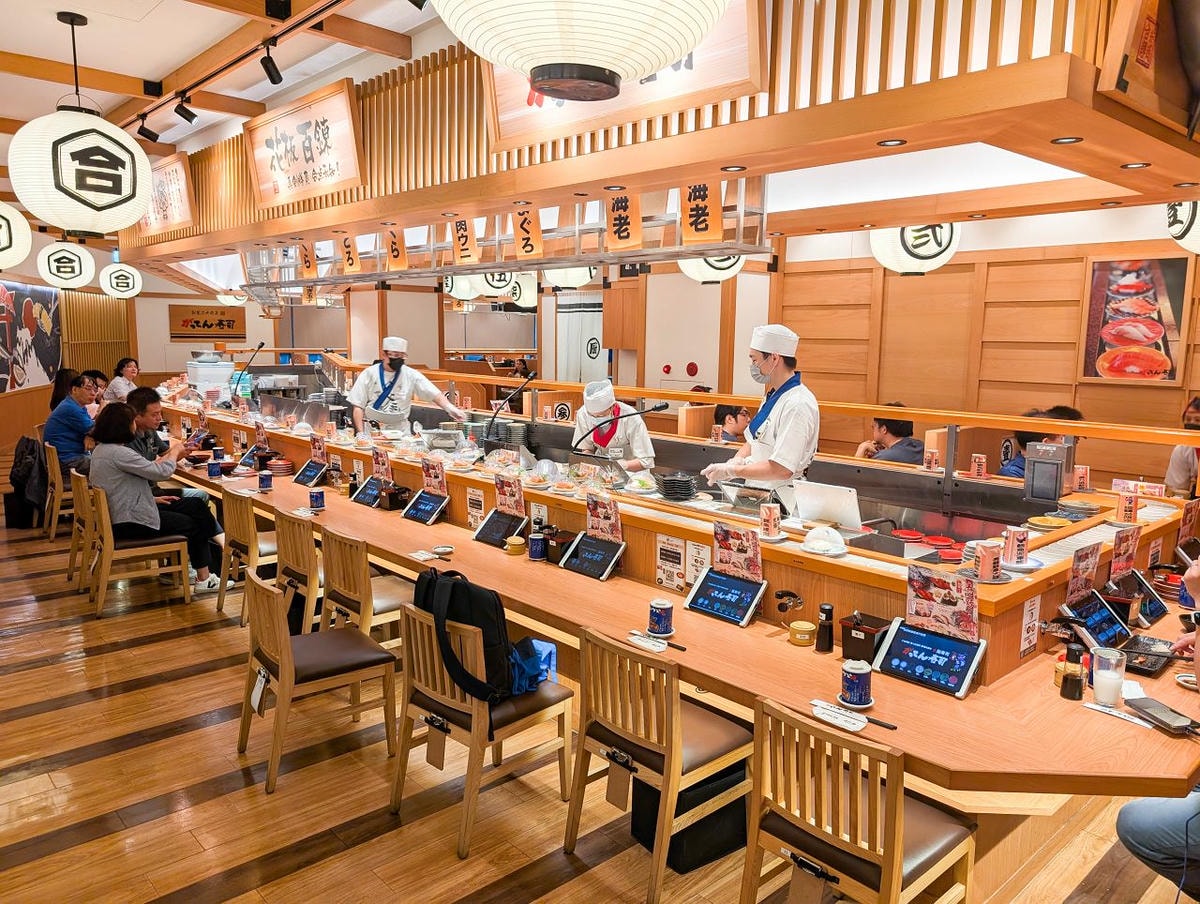 [食記][台北市] 合點壽司 がってん寿司 台北京站店