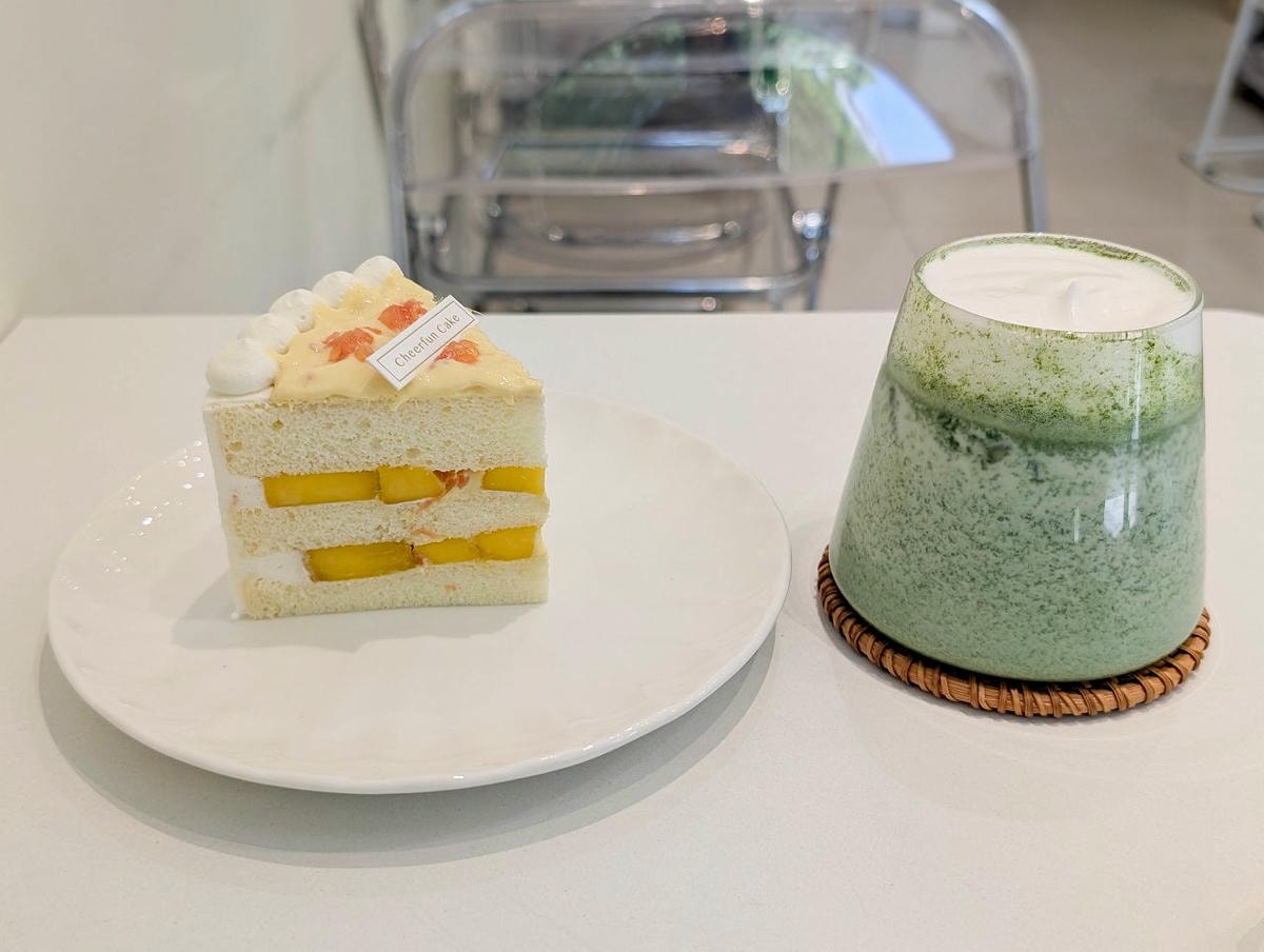 [食記][新北市][新莊區] Cheerfun Cake 柒風甜點 — 頭前公園旁韓系純白清新風格甜點店