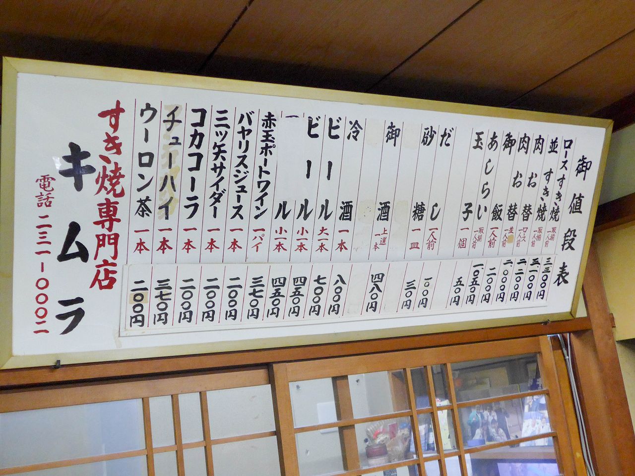 [食記][日本][京都] すき焼キムラ — 京都河原町寺町京極商店街內擁有98年歷史的壽喜燒老店