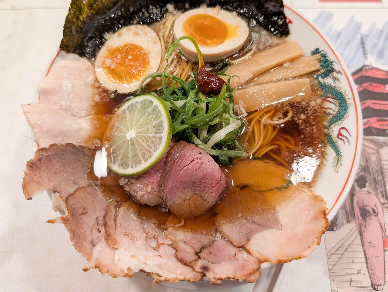 [食記][台北市] 京都北白川 魁力屋拉麵 台北本店 — 來自日本京都經典熟成醬油拉麵名店進駐台北新光三越南西三館