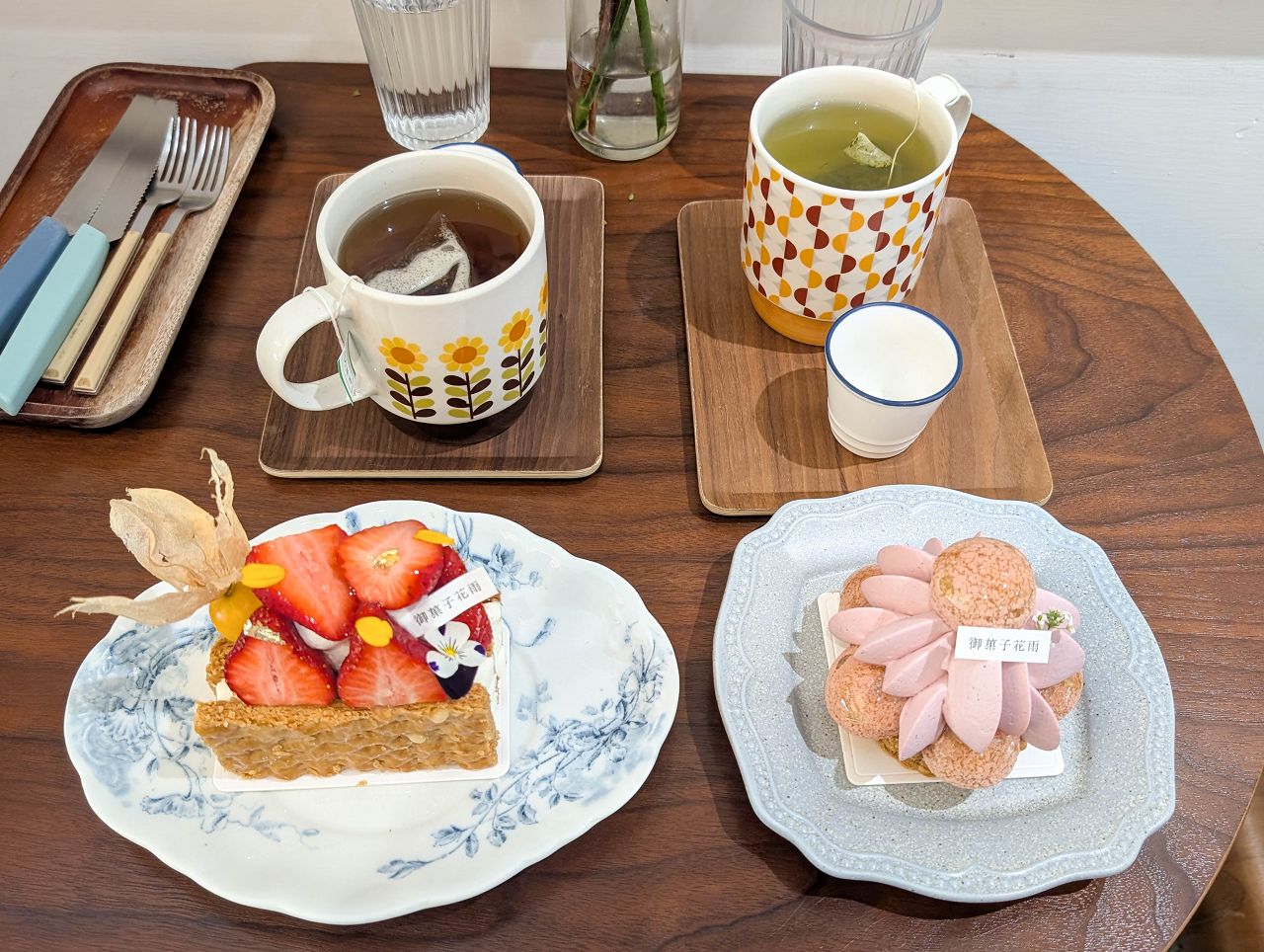 [食記][台北市] 御菓子花雨 — 松菸附近日系甜點店
