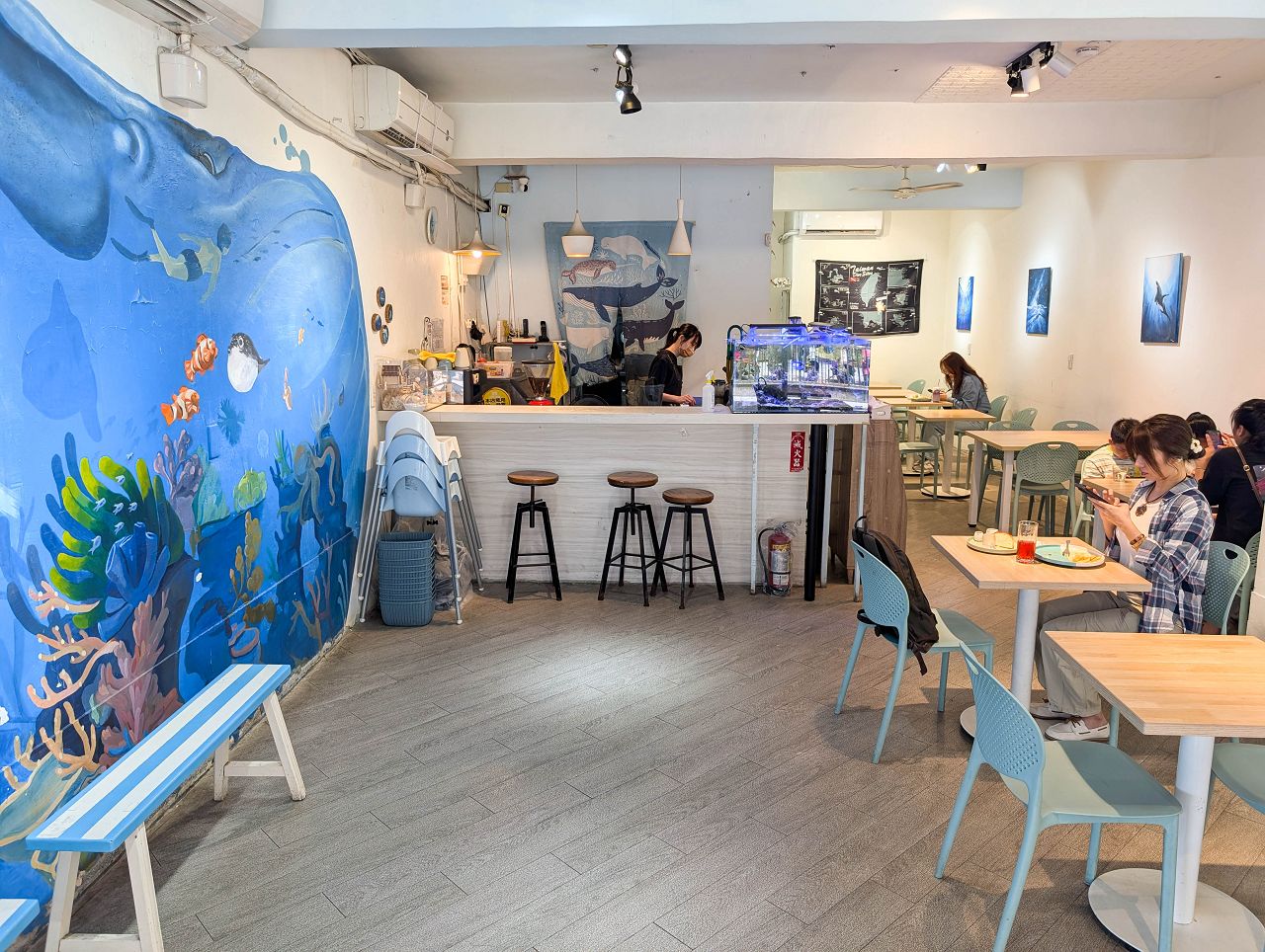 [食記][新北市][三重區] 藍洋洋 Lazy Brunch — 捷運菜寮站附近海洋風格早午餐餐廳